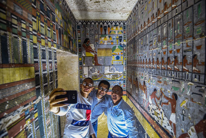 Des archéologues ont découvert une tombe de 4 000 ans en Égypte et on dirait qu’elle vient juste d’être peinte