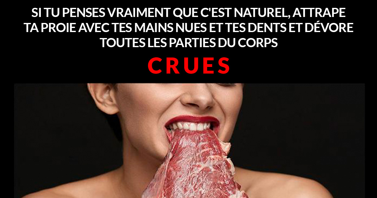 Cette végane a demandé aux gens d’essayer de chasser les animaux et de les manger crus afin de voir à quel point ce n’est pas naturel pour les humains, mais elle s’est fait clouer le bec