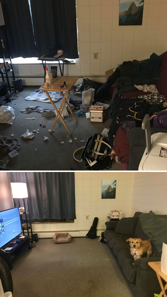 22 photos avant et après de chambres de personnes souffrant de dépression