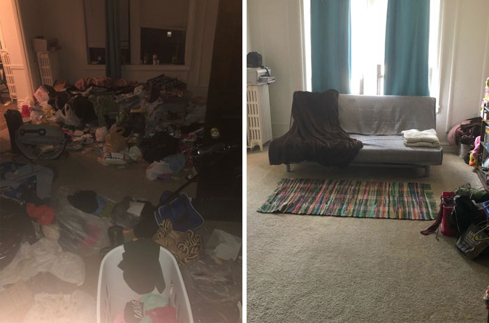 22 photos avant et après de chambres de personnes souffrant de dépression