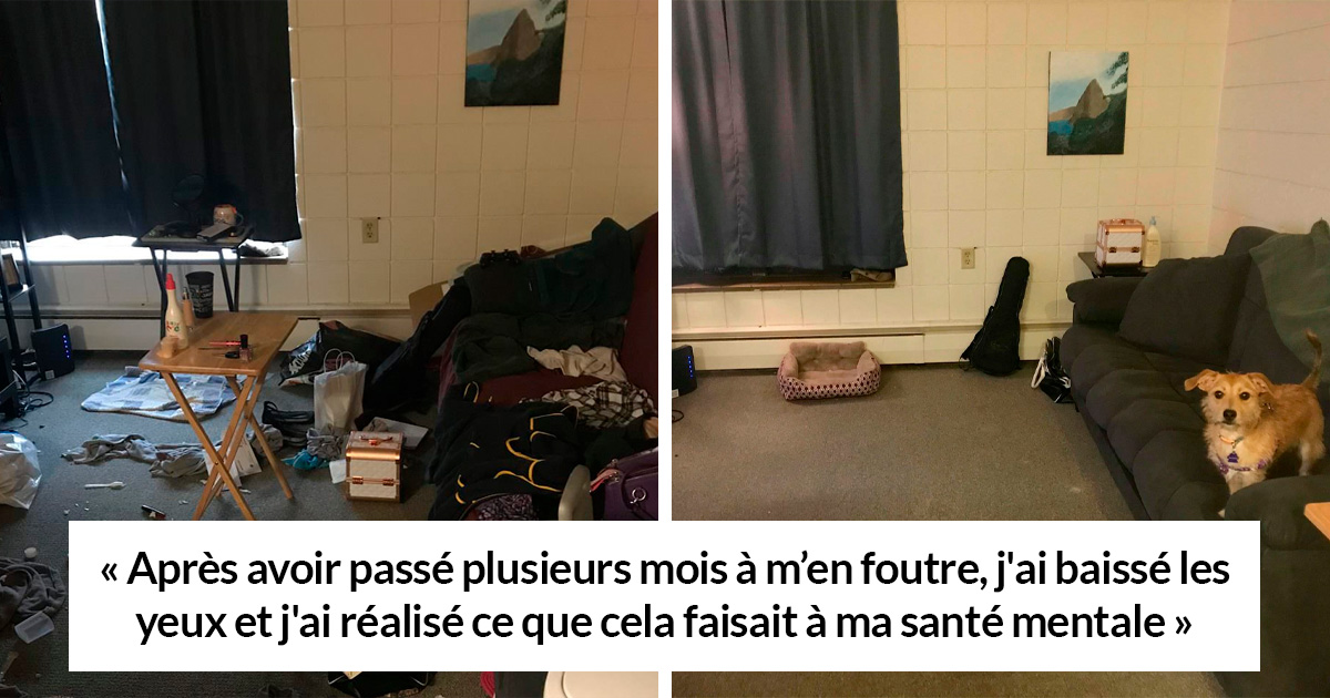 22 photos avant et après de chambres de personnes souffrant de dépression