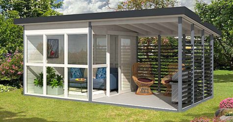 Amazon vend un « kit » de guesthouse que tu peux construire dans ta cour arrière en 8 heures