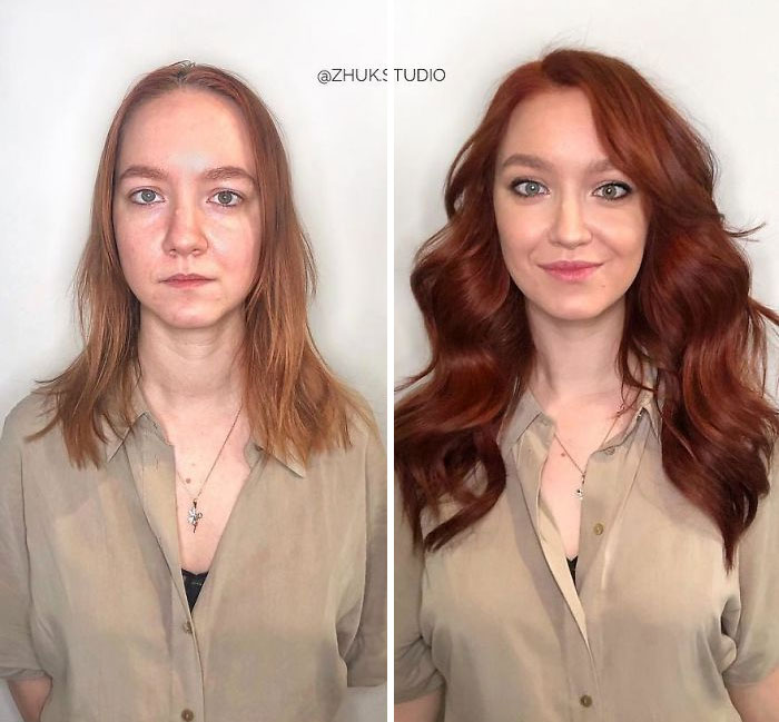 22 transformations par un coiffeur biélorusse