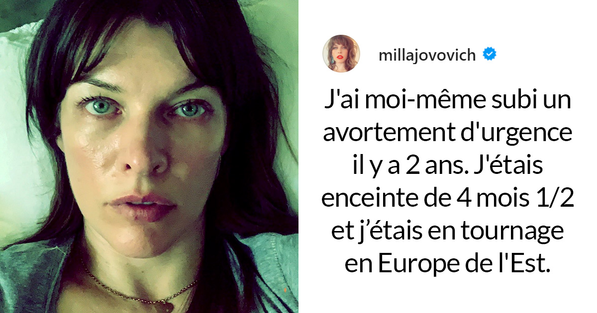 Milla Jovovich a partagé son histoire « horrible » sur l’avortement et a exhorté les gens à s’opposer aux nouvelles lois