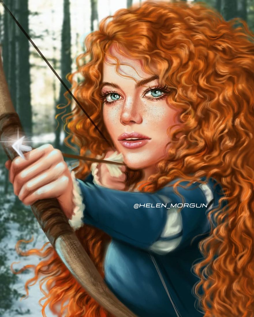 Cette artiste a montré quelles princesses Disney devraient être incarnées par vos célébrités préférées