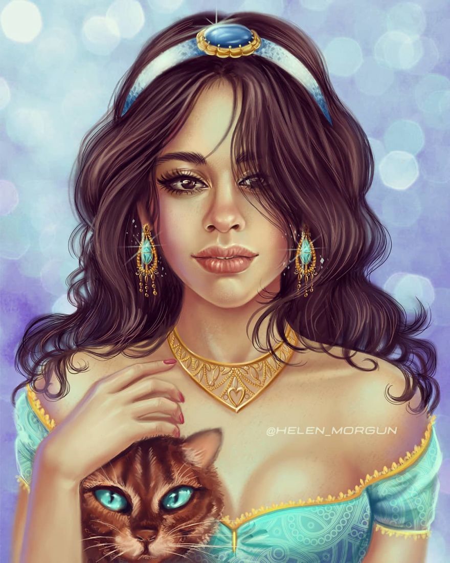Cette artiste a montré quelles princesses Disney devraient être incarnées par vos célébrités préférées