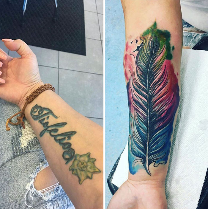 22 personnes qui ont camouflé les tatouages de leur ex quand les choses ont mal tourné