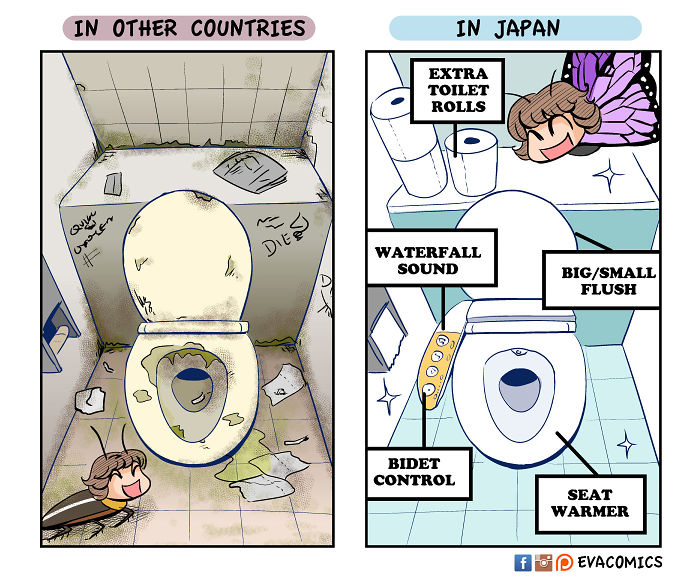 Je montre les différences culturelles entre le Japon et les autres pays (22 images)