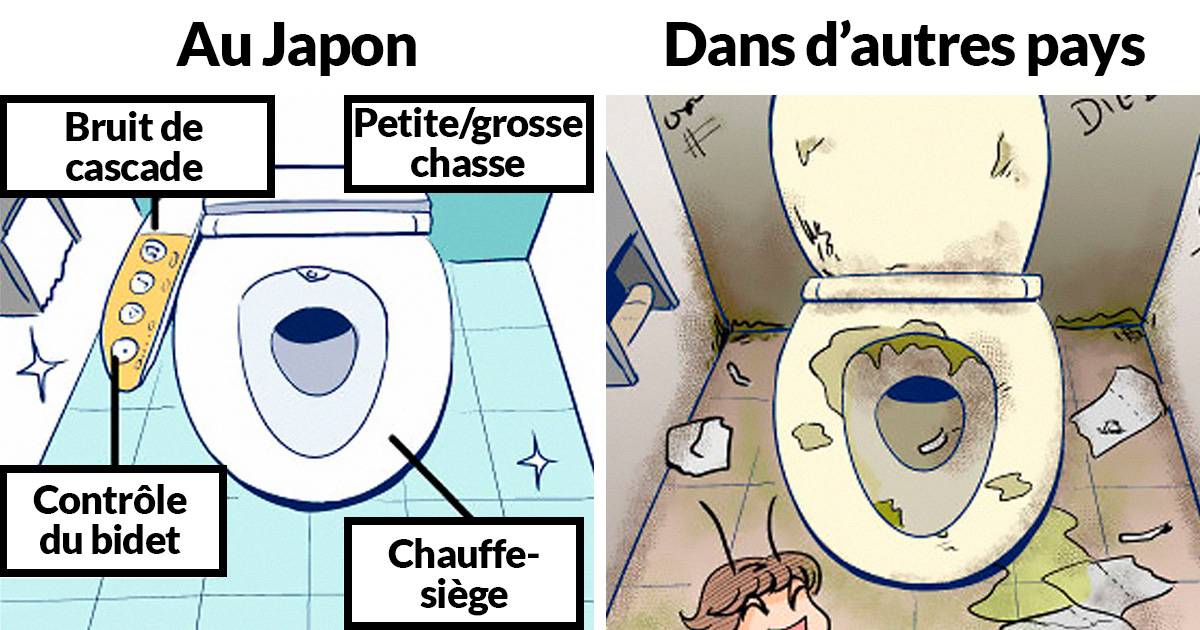 Je montre les différences culturelles entre le Japon et les autres pays (22 images)