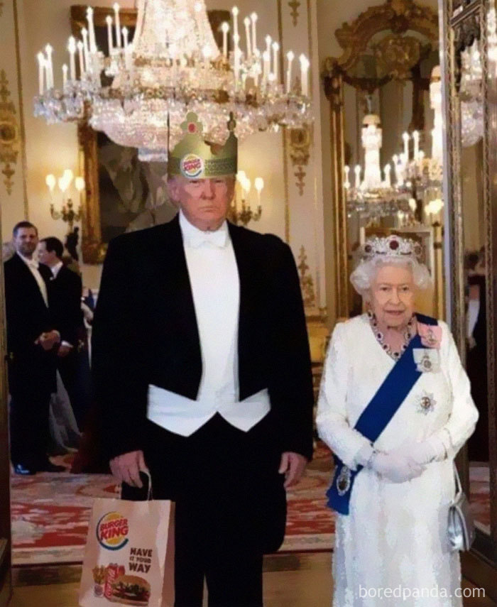 14 meilleures blagues sur la visite de Trump au Royaume-Uni