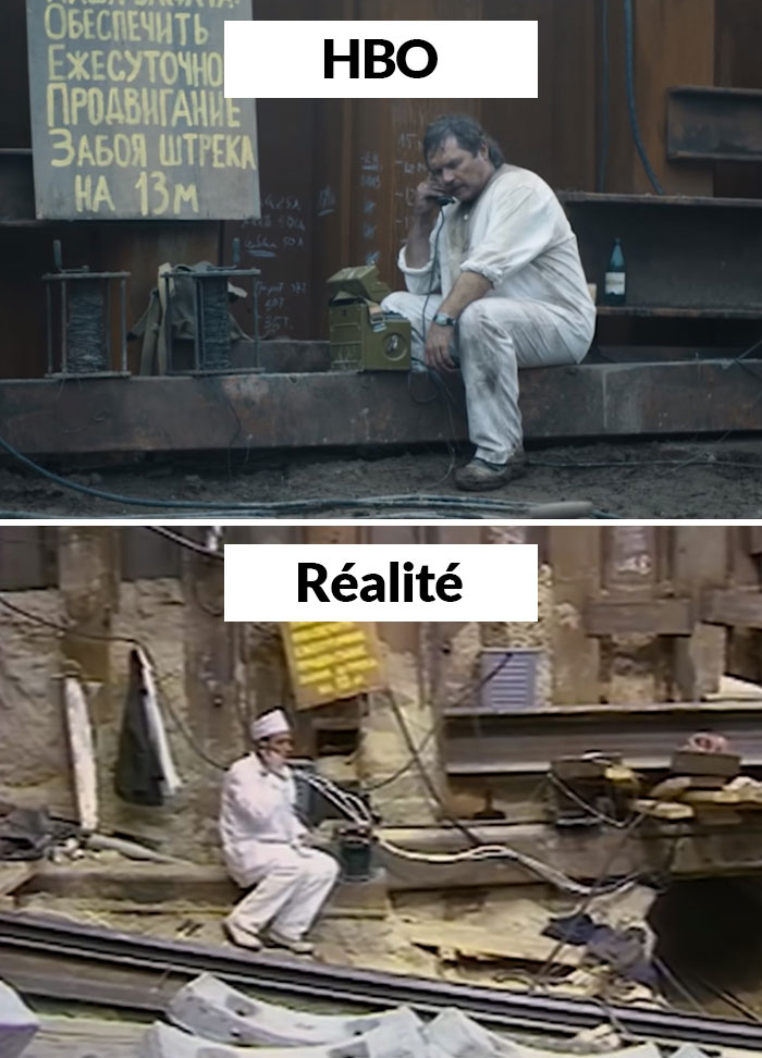 20 comparaisons côte à côte du vrai Tchernobyl vs celui présenté dans l’émission de HBO