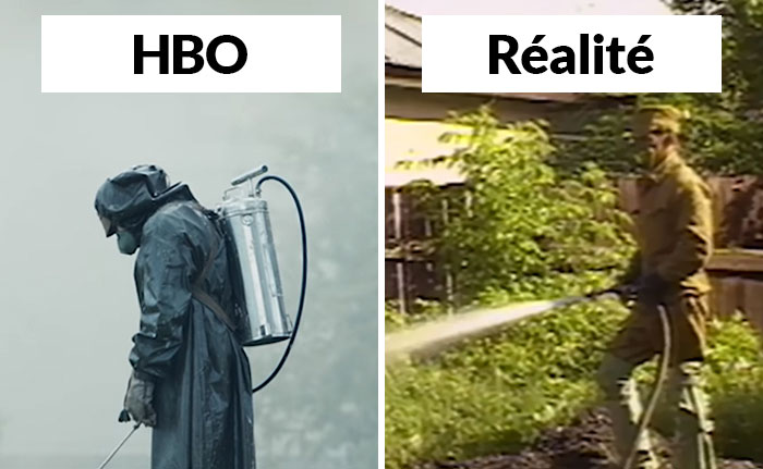 20 comparaisons côte à côte du vrai Tchernobyl vs celui présenté dans l’émission de HBO