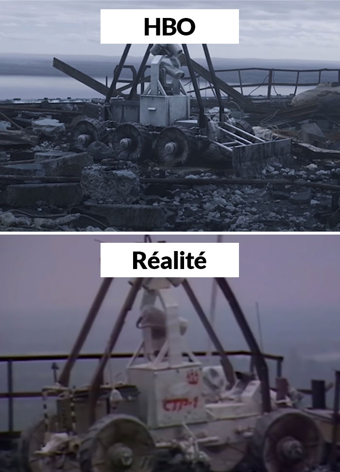 20 comparaisons côte à côte du vrai Tchernobyl vs celui présenté dans l’émission de HBO