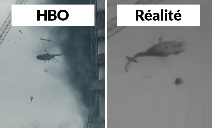 20 comparaisons côte à côte du vrai Tchernobyl vs celui présenté dans l’émission de HBO