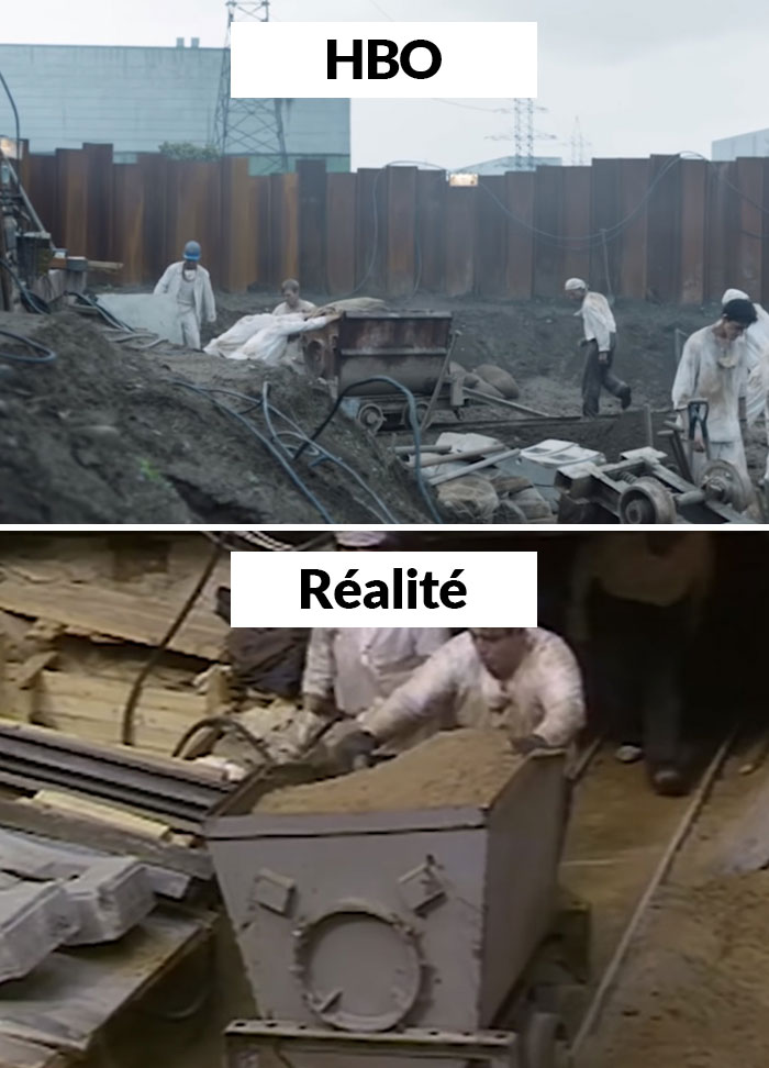20 comparaisons côte à côte du vrai Tchernobyl vs celui présenté dans l’émission de HBO