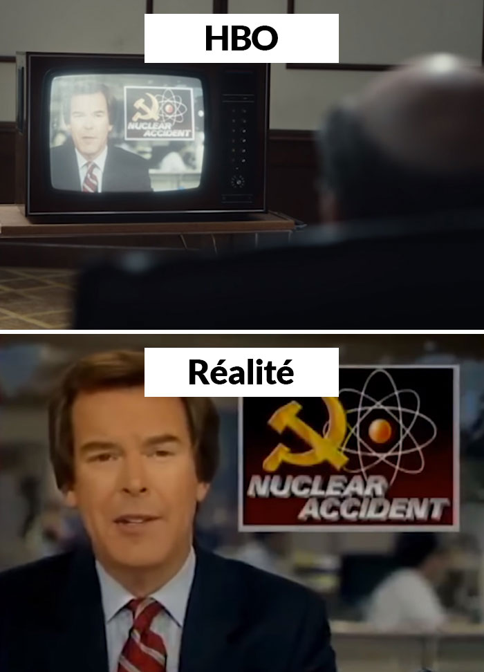 20 comparaisons côte à côte du vrai Tchernobyl vs celui présenté dans l’émission de HBO