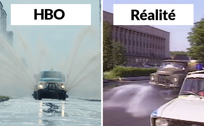 20 comparaisons côte à côte du vrai Tchernobyl vs celui présenté dans l’émission de HBO