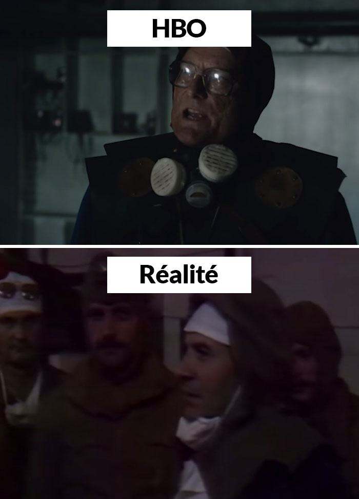 20 comparaisons côte à côte du vrai Tchernobyl vs celui présenté dans l’émission de HBO