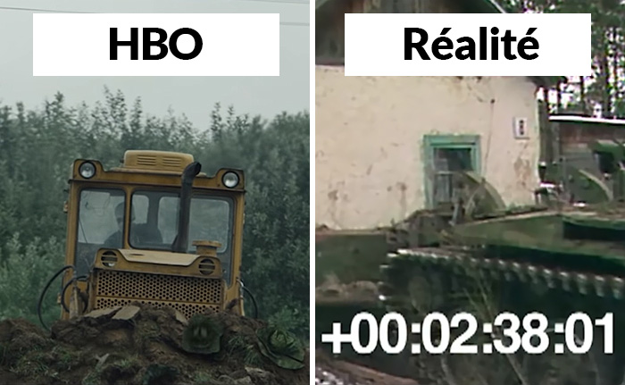 20 comparaisons côte à côte du vrai Tchernobyl vs celui présenté dans l’émission de HBO