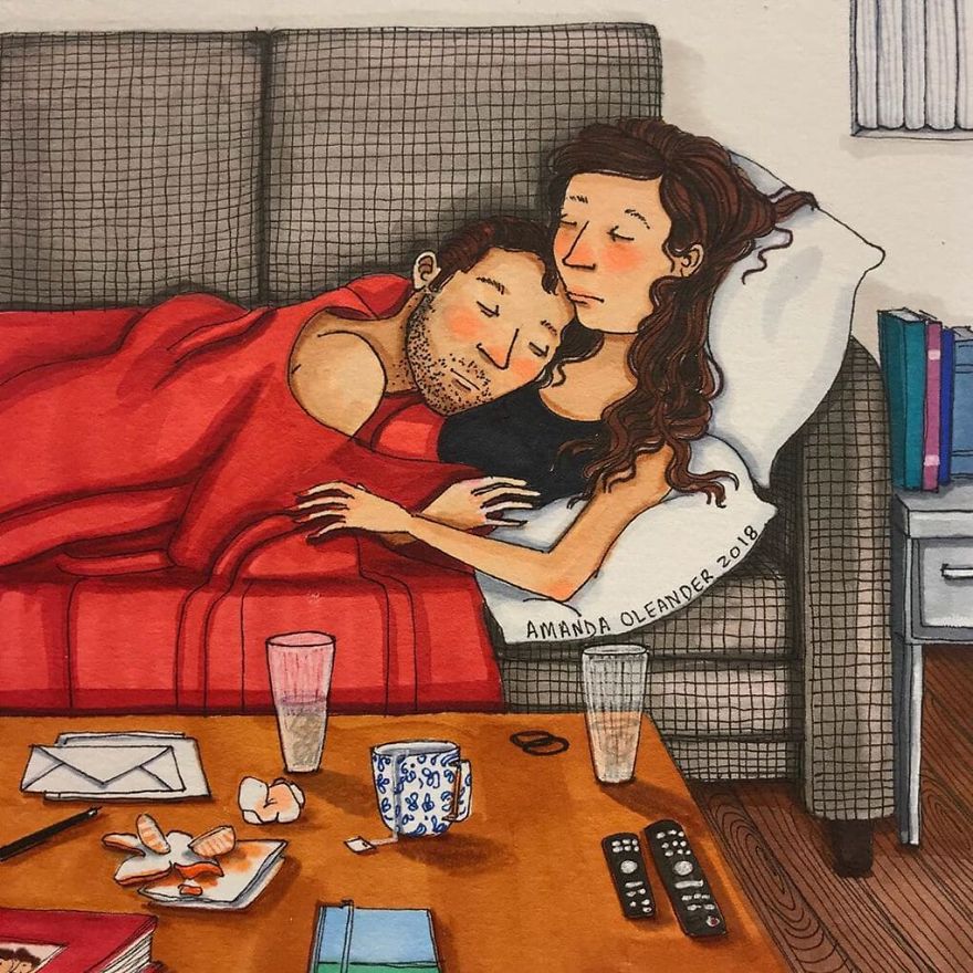 22 illustrations honnêtes qui montrent ce qui se passe derrière les portes closes de chaque relation