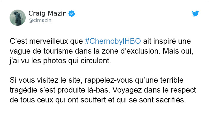 Le créateur de « Chernobyl » par HBO est en colère contre les influenceurs après avoir vu ces images