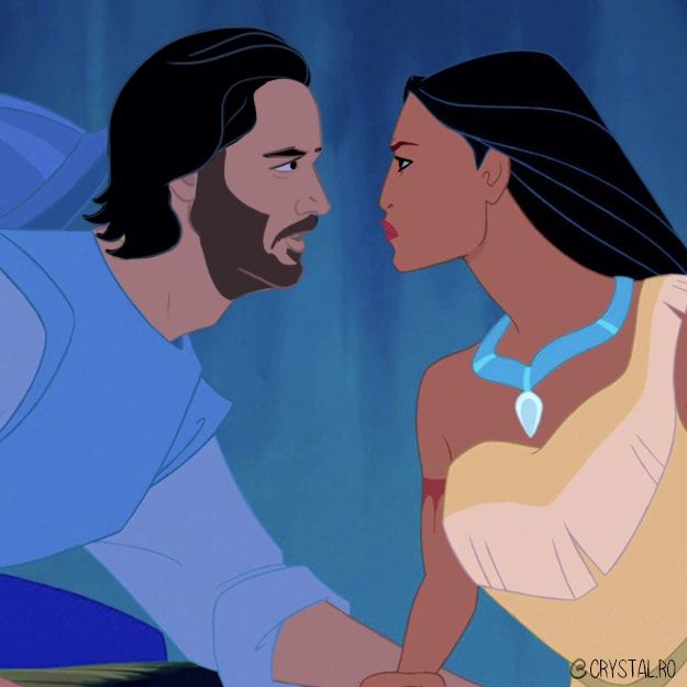 Cette artiste a imaginé Keanu Reeves en tant que tous les princes Disney (9 images)