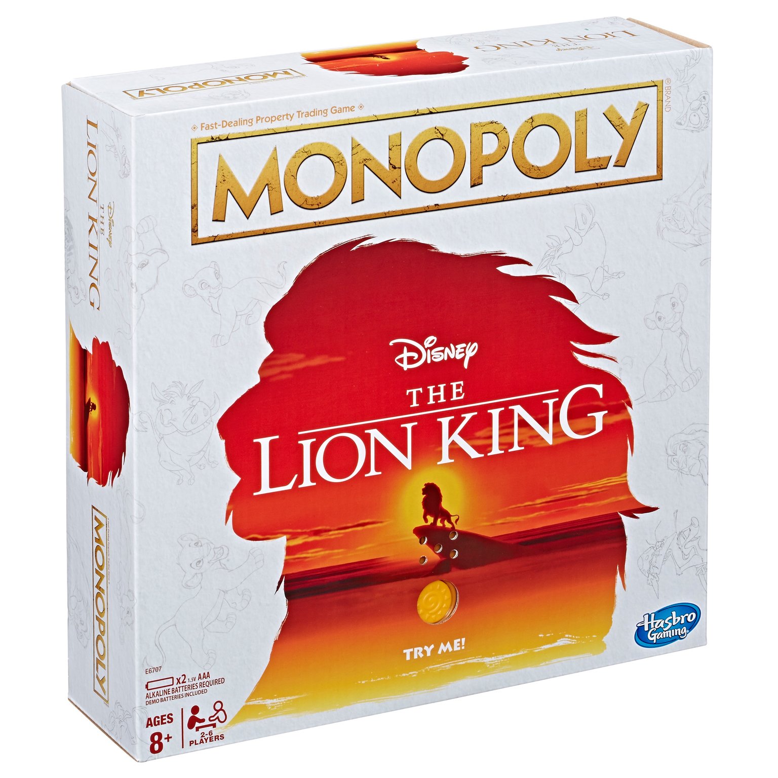 Tu peux maintenant jouer à l’édition « Le Roi lion » de Monopoly