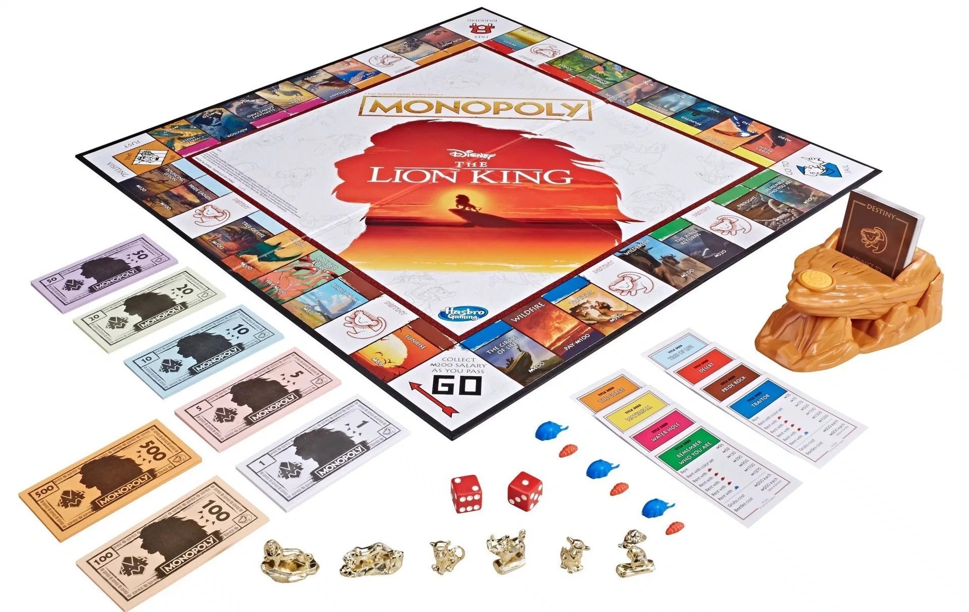 Tu peux maintenant jouer à l’édition « Le Roi lion » de Monopoly