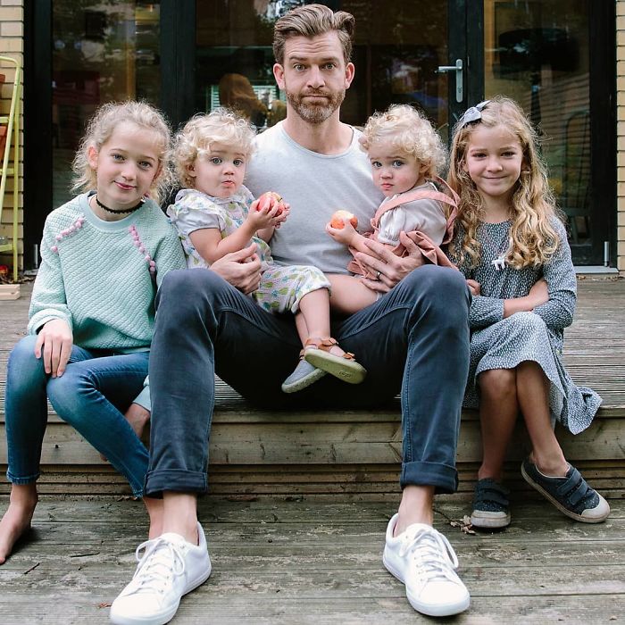 Ce père de quatre filles refuse d’édulcorer ses photos Instagram et il a déjà près d’un million d’abonnés (30 images)