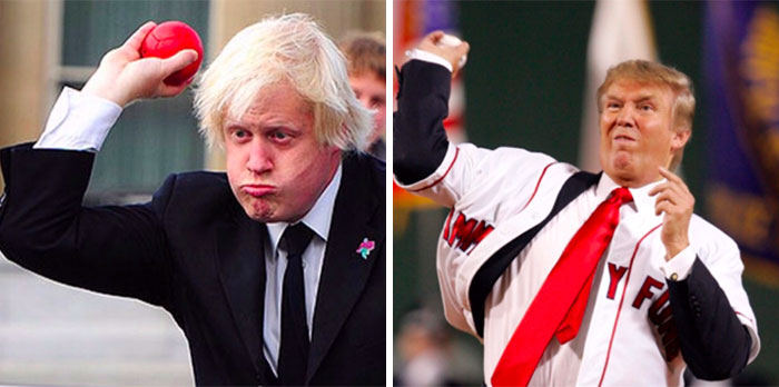 Des gens ont placé Trump et Boris Johnson côte à côte et la ressemblance est frappante (9 images)