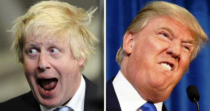 Des gens ont placé Trump et Boris Johnson côte à côte et la ressemblance est frappante (9 images)