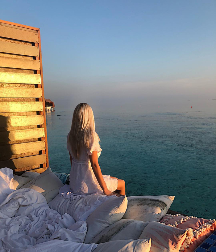 Cet hôtel vous offre la possibilité de dormir à la belle étoile au-dessus de l’océan pour 400$ la nuit sur un filet