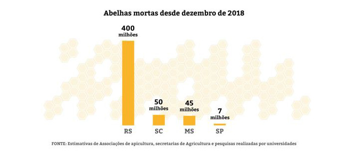 500 millions d’abeilles sont mortes en trois mois au Brésil et l’avenir de notre alimentation est remis en question