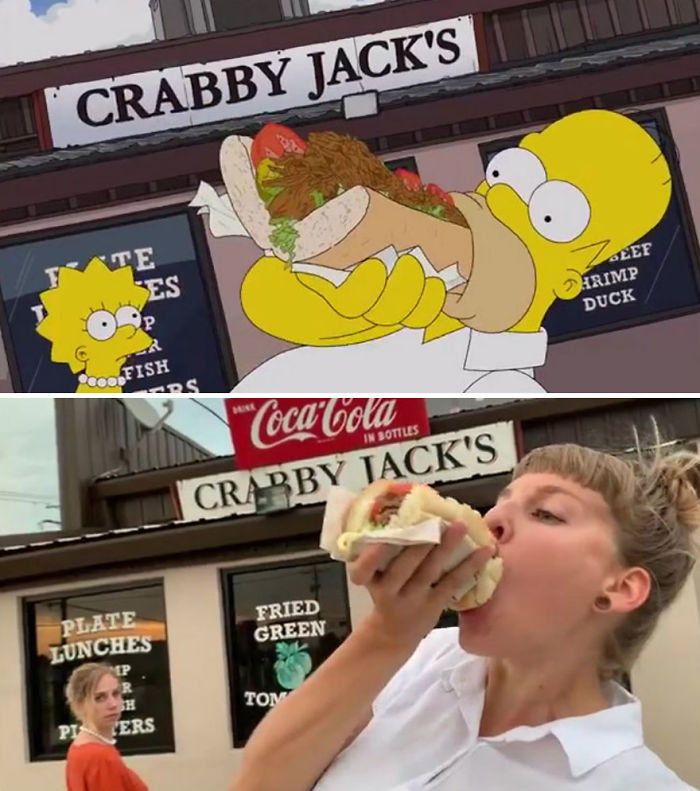 Deux touristes suisses ont recréé l’épisode des Simpson du tour gastronomique de Homer dans 54 restaurants de La Nouvelle-Orléans scène par scène