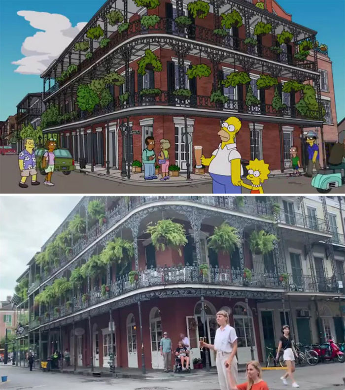 Deux touristes suisses ont recréé l’épisode des Simpson du tour gastronomique de Homer dans 54 restaurants de La Nouvelle-Orléans scène par scène