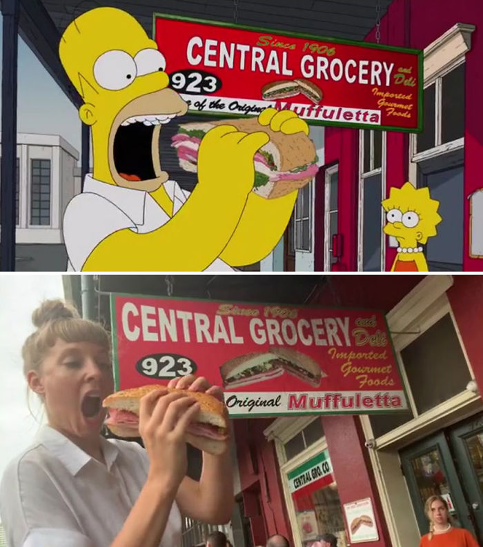 Deux touristes suisses ont recréé l’épisode des Simpson du tour gastronomique de Homer dans 54 restaurants de La Nouvelle-Orléans scène par scène