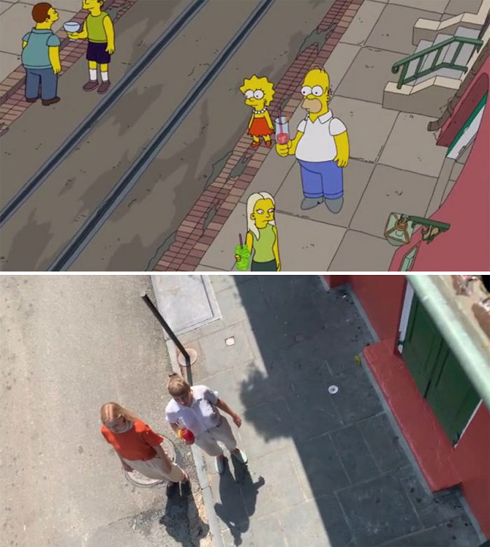 Deux touristes suisses ont recréé l’épisode des Simpson du tour gastronomique de Homer dans 54 restaurants de La Nouvelle-Orléans scène par scène