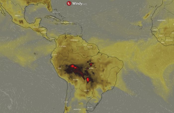 La forêt amazonienne brûle depuis des semaines et la NASA a partagé des photos de l’espace