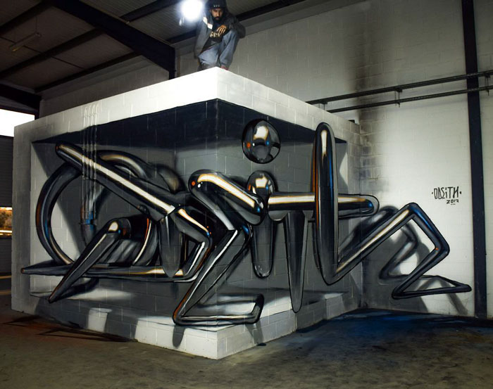 Ce graffeur qui est devenu célèbre pour ses fresques 3D continue à faire ce qu’il fait de mieux (16 photos)