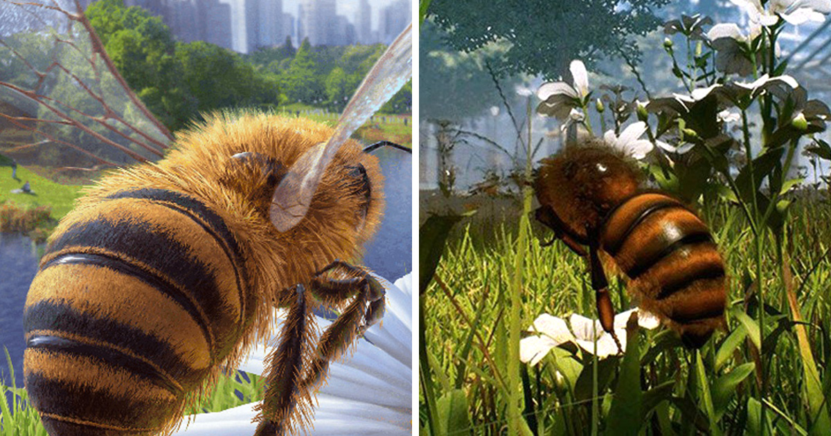 Ce nouveau jeu de simulation d’abeille est comme GTA, mais avec des abeilles
