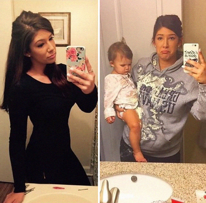 22 photos hilarantes avant et après qui montrent comment la vie change après avoir eu des enfants (nouvelles images)