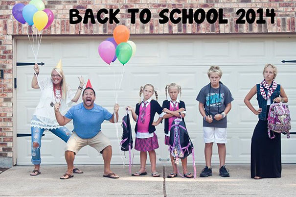 Des mamans et des papas montrent l’horrible moment où leurs enfants retournent à l’école (22 images)
