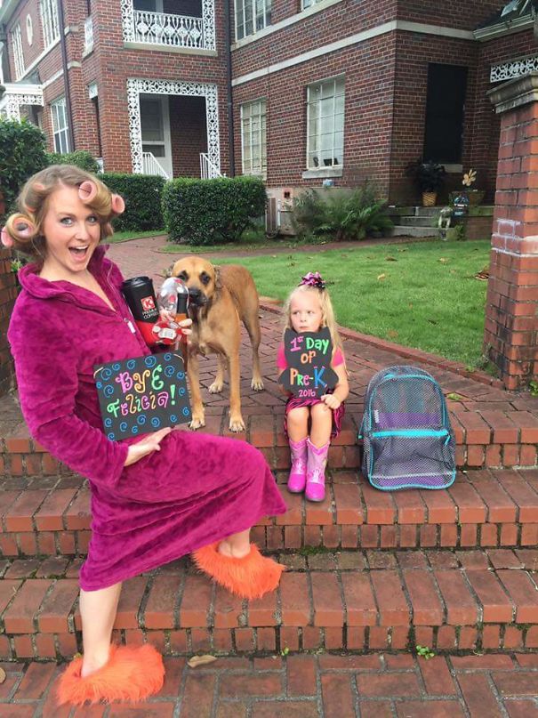 Des mamans et des papas montrent l’horrible moment où leurs enfants retournent à l’école (22 images)