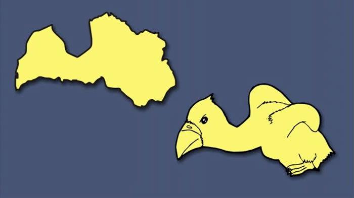 Cet homme a redessiné la carte de l’Europe en imaginant à quoi ressemblent les pays (30 images)