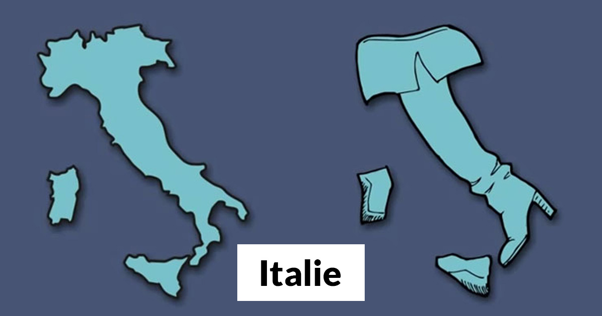 Cet homme a redessiné la carte de l’Europe en imaginant à quoi ressemblent les pays (30 images)