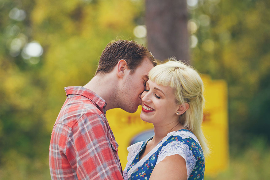 Ce couple a participé à la séance photo de fiançailles la plus effrayante (21 images)