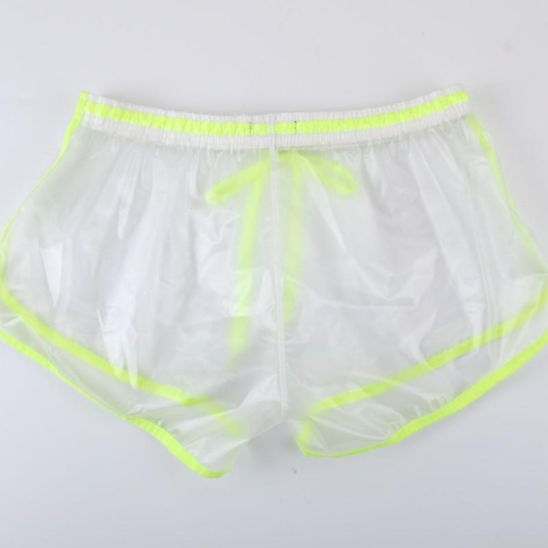 Le short en plastique transparent pour hommes est la 