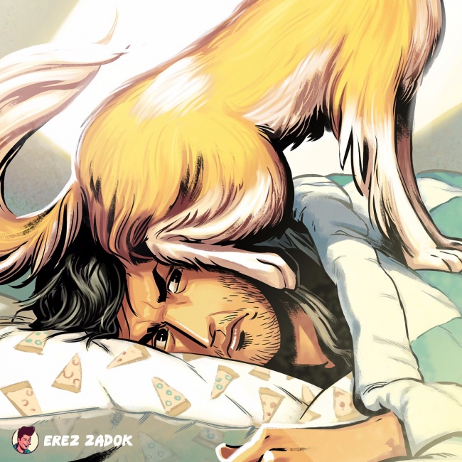 En 17 illustrations, cet artiste montre à quoi ressemble vraiment la vie avec un chien