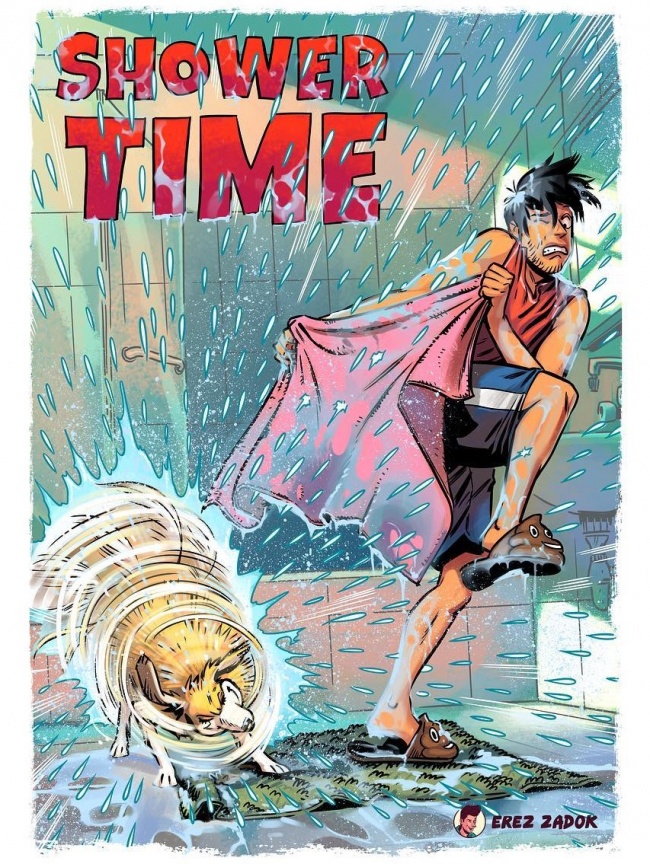 En 17 illustrations, cet artiste montre à quoi ressemble vraiment la vie avec un chien