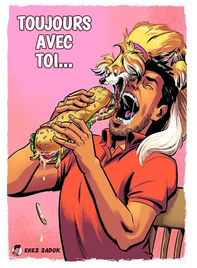 En 17 illustrations, cet artiste montre à quoi ressemble vraiment la vie avec un chien